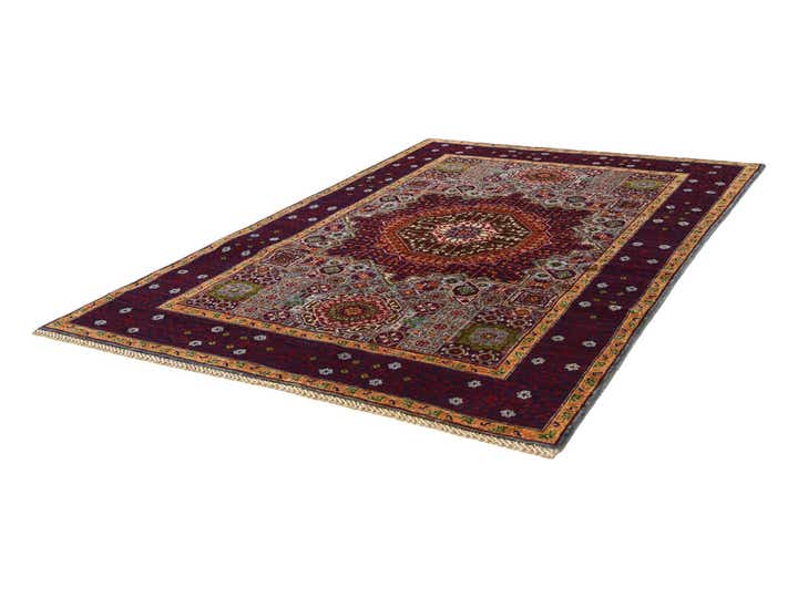 4' 2 x 5' 11 Hand Knotted Mamluk Ziegler Rug