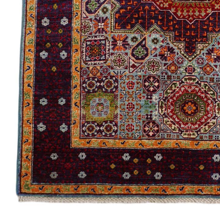 4' 2 x 5' 11 Hand Knotted Mamluk Ziegler Rug