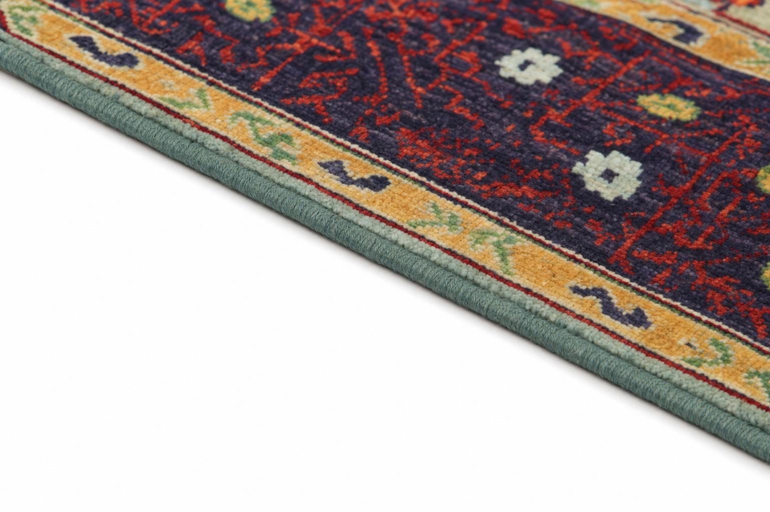 125cm x 180cm Hand Knotted Mamluk Ziegler Rug