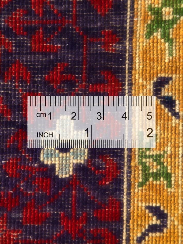 Detail image of 4' 2 x 5' 11 Hand Knotted Mamluk Ziegler Rug