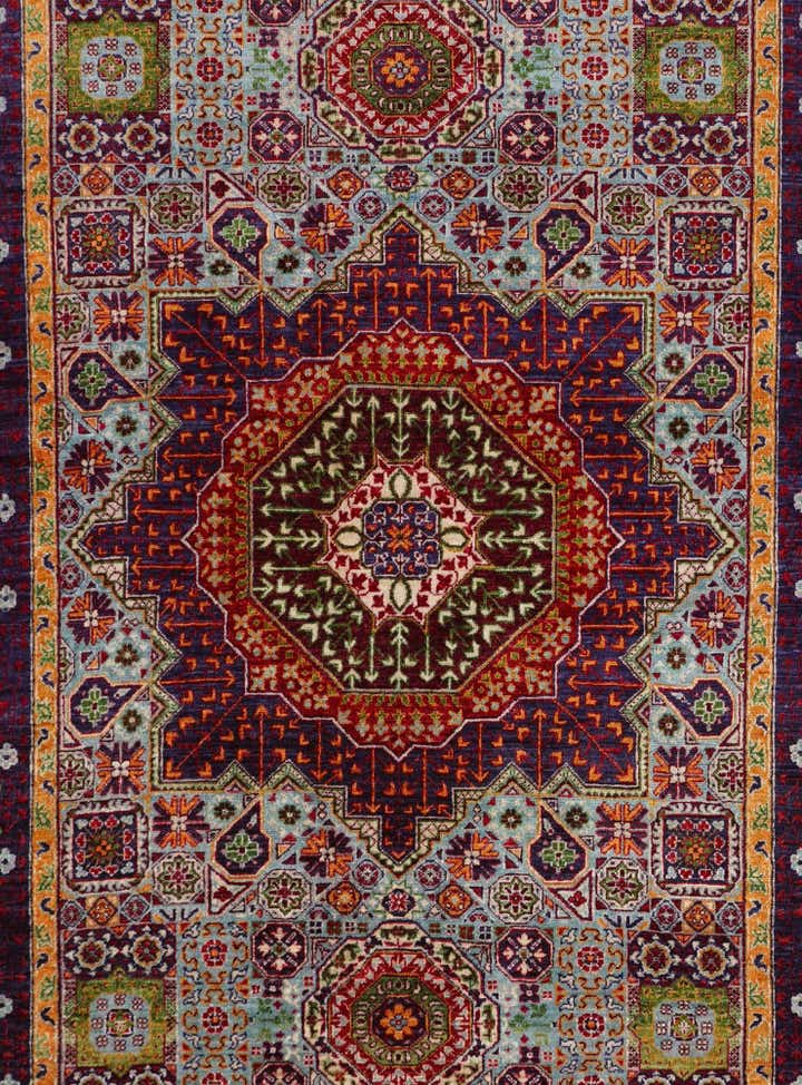 4' 2 x 5' 11 Hand Knotted Mamluk Ziegler Rug