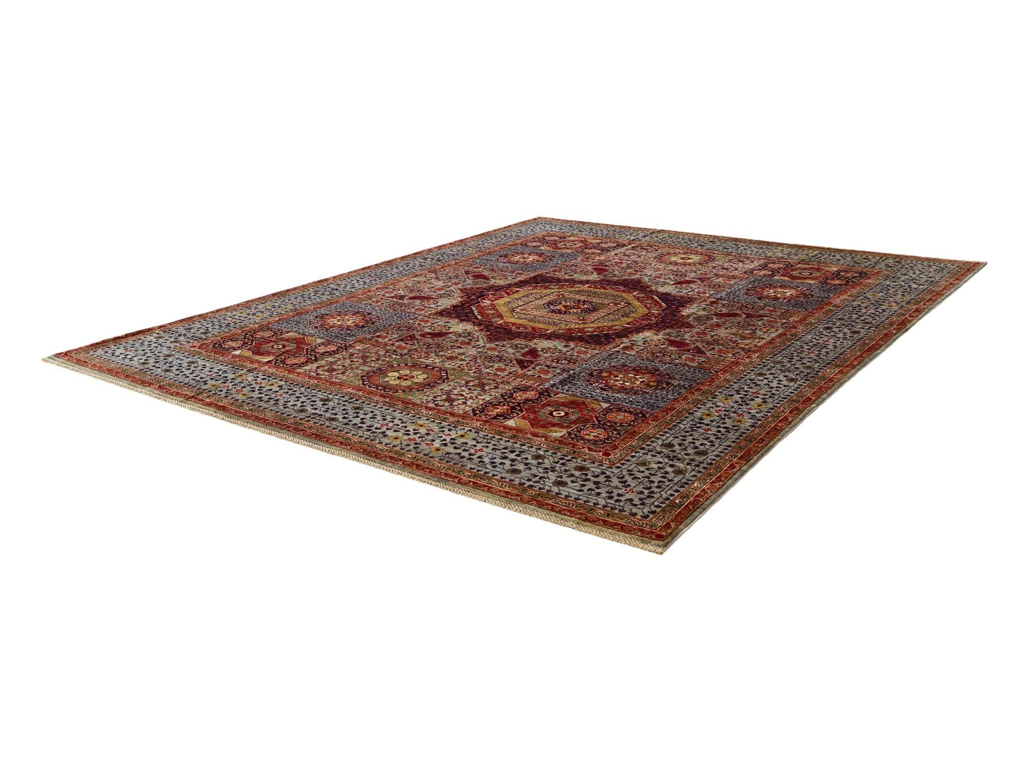8' 2 x 9' 10 Hand Knotted Mamluk Ziegler Rug