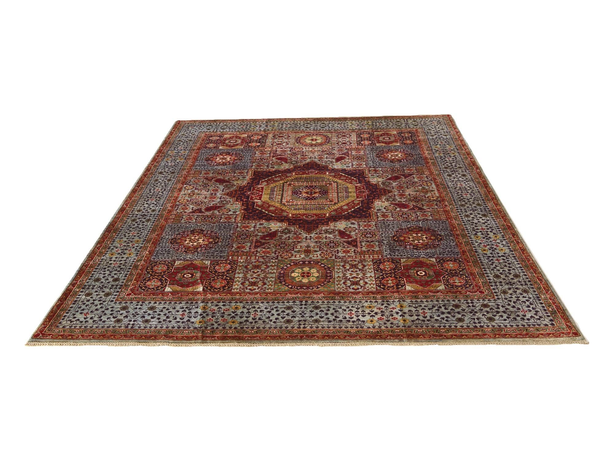 8' 2 x 9' 10 Hand Knotted Mamluk Ziegler Rug