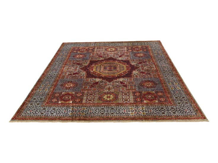 Detail image of 8' 2 x 9' 10 Hand Knotted Mamluk Ziegler Rug