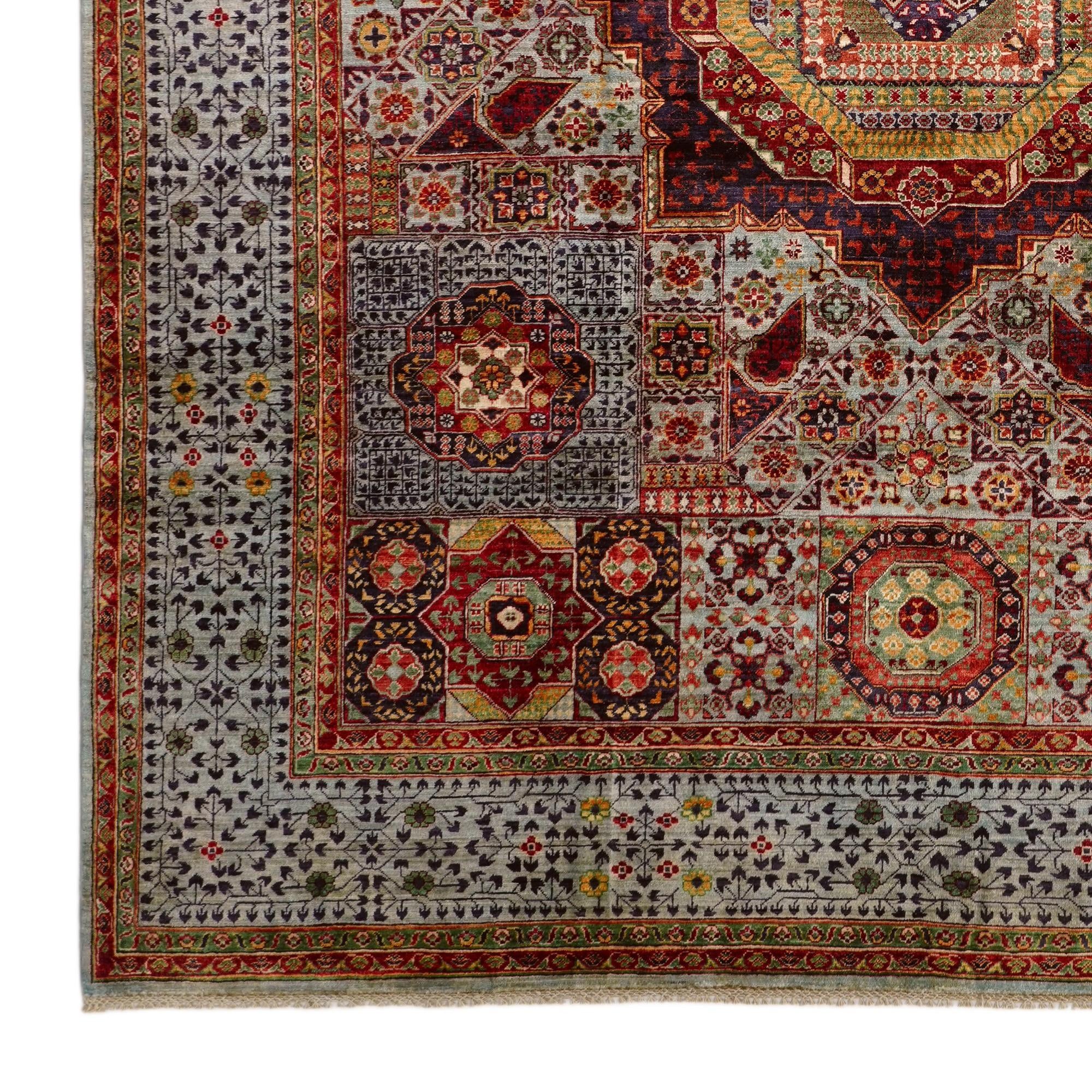 8' 2 x 9' 10 Hand Knotted Mamluk Ziegler Rug