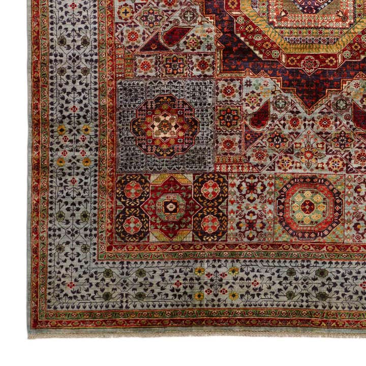 8' 2 x 9' 10 Hand Knotted Mamluk Ziegler Rug