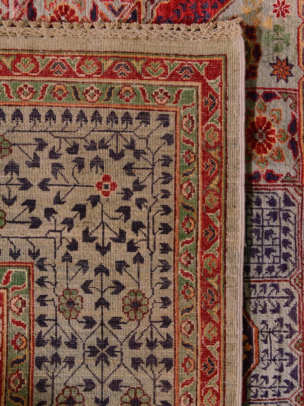 8' 2 x 9' 10 Hand Knotted Mamluk Ziegler Rug