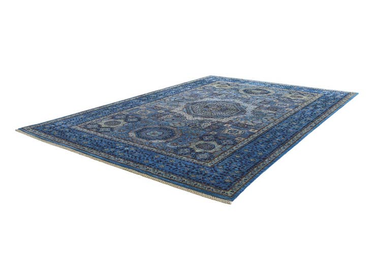Detail image of 5' 11 x 8' 10 Hand Knotted Mamluk Ziegler Rug