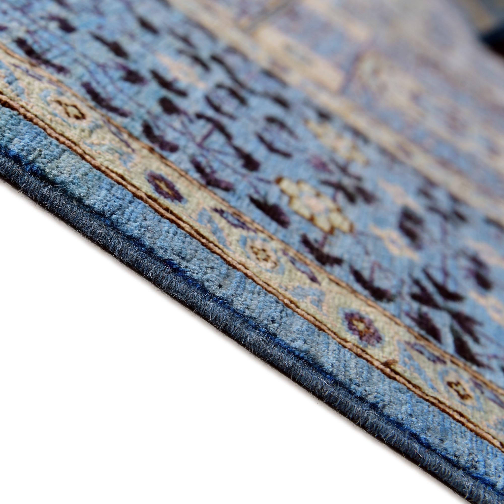 180cm x 270cm Hand Knotted Mamluk Ziegler Rug