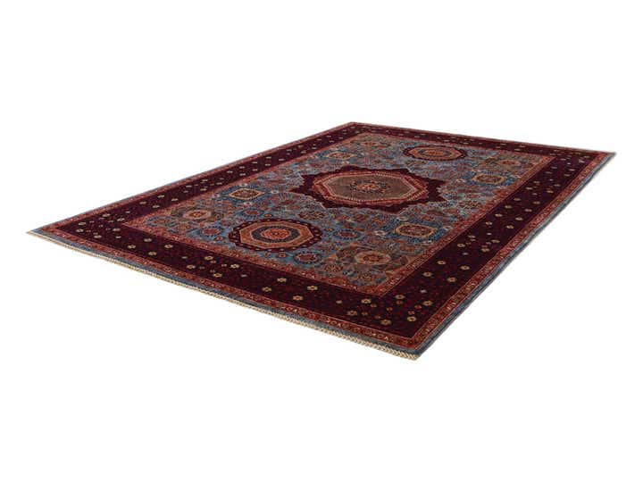 6' 2 x 8' 9 Hand Knotted Mamluk Ziegler Rug