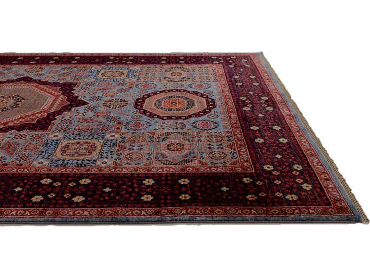6' 2 x 8' 9 Hand Knotted Mamluk Ziegler Rug