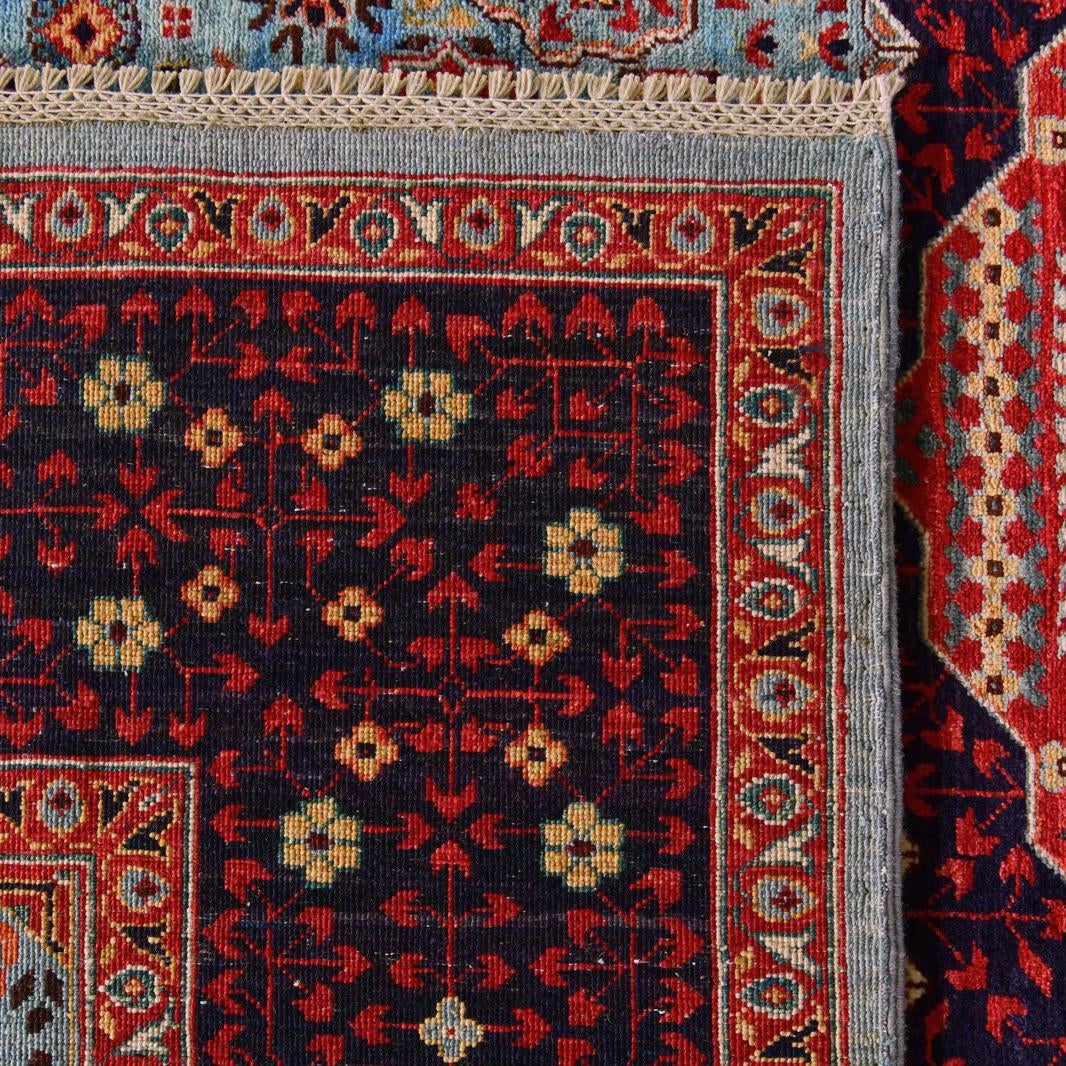 185cm x 265cm Hand Knotted Mamluk Ziegler Rug