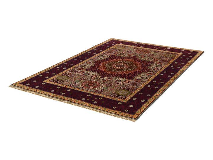 4' 1 x 5' 10 Hand Knotted Mamluk Ziegler Rug