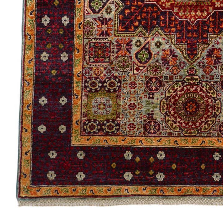 4' 1 x 5' 10 Hand Knotted Mamluk Ziegler Rug
