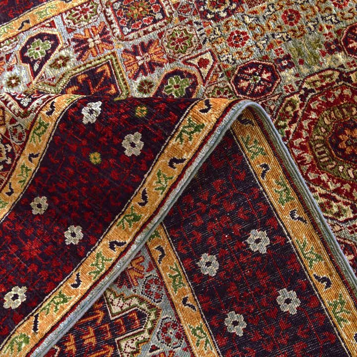 4' 1 x 5' 10 Hand Knotted Mamluk Ziegler Rug