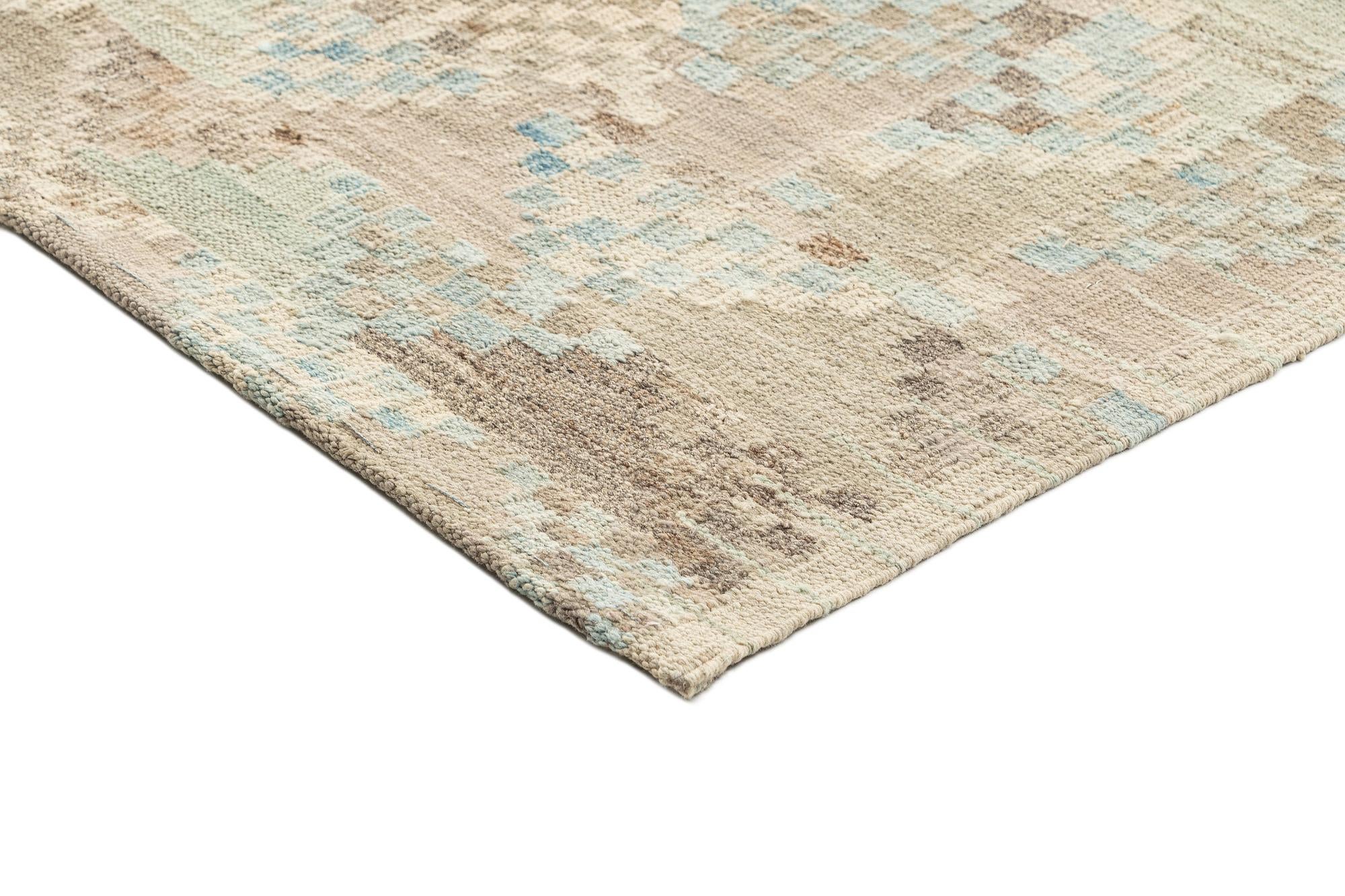 8' 6 x 9' 3 Hand Knotted Marok Kilim Rug