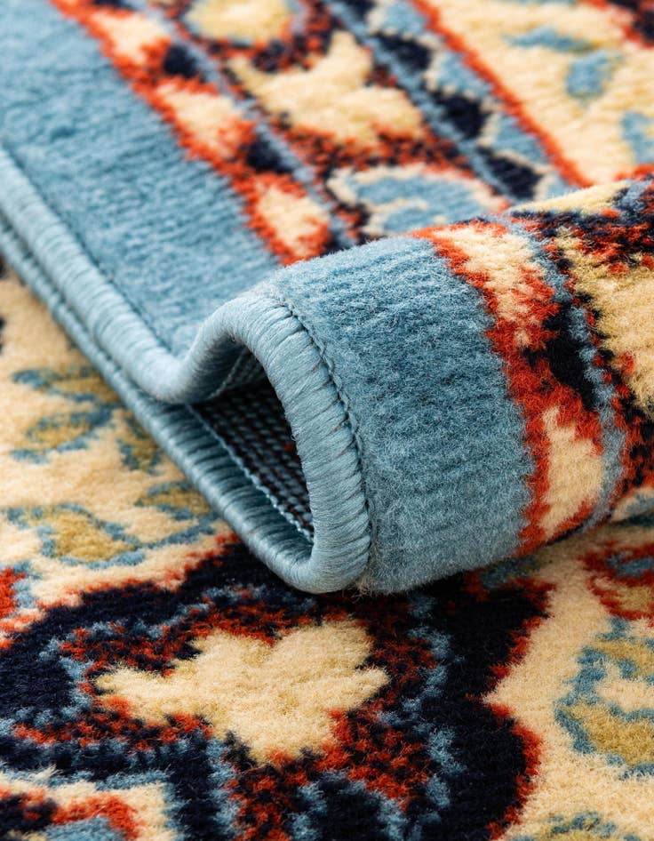 Detail image of 10' x 13' Mashad Design Rug