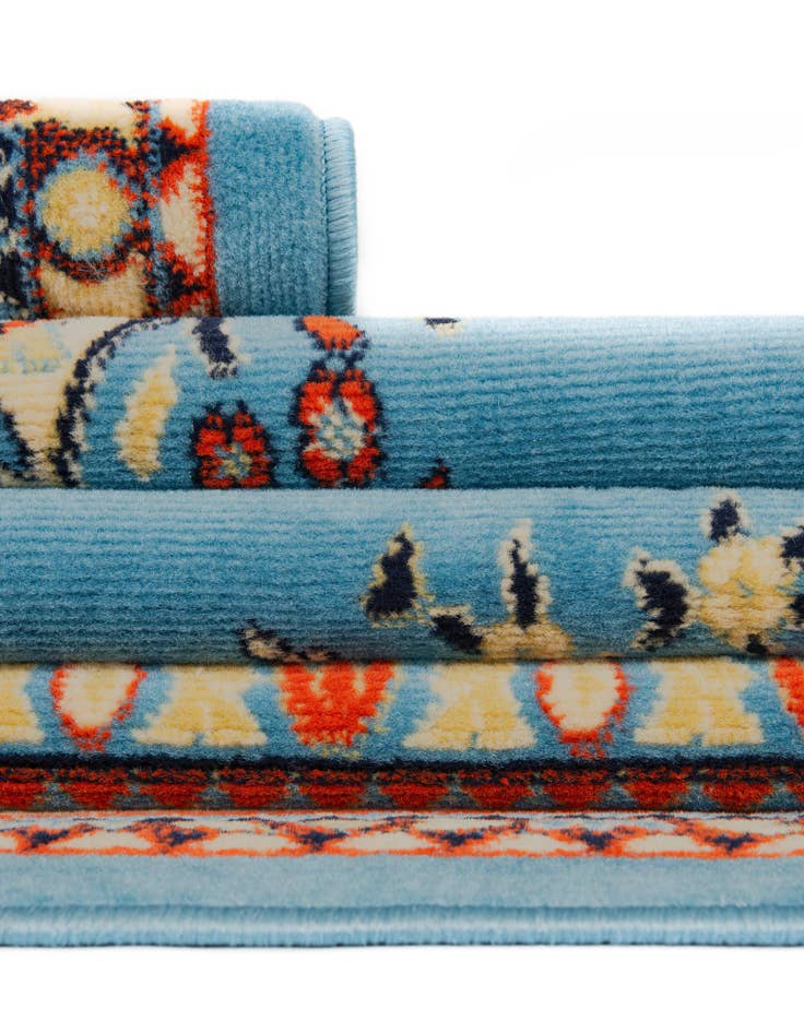 Detail image of 10' x 13' Mashad Design Rug