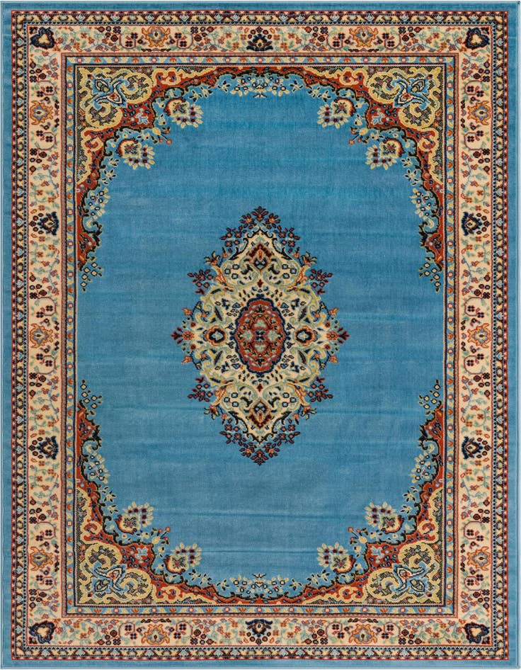 Detail image of 5' 3 x 8' Mashad Design Rug