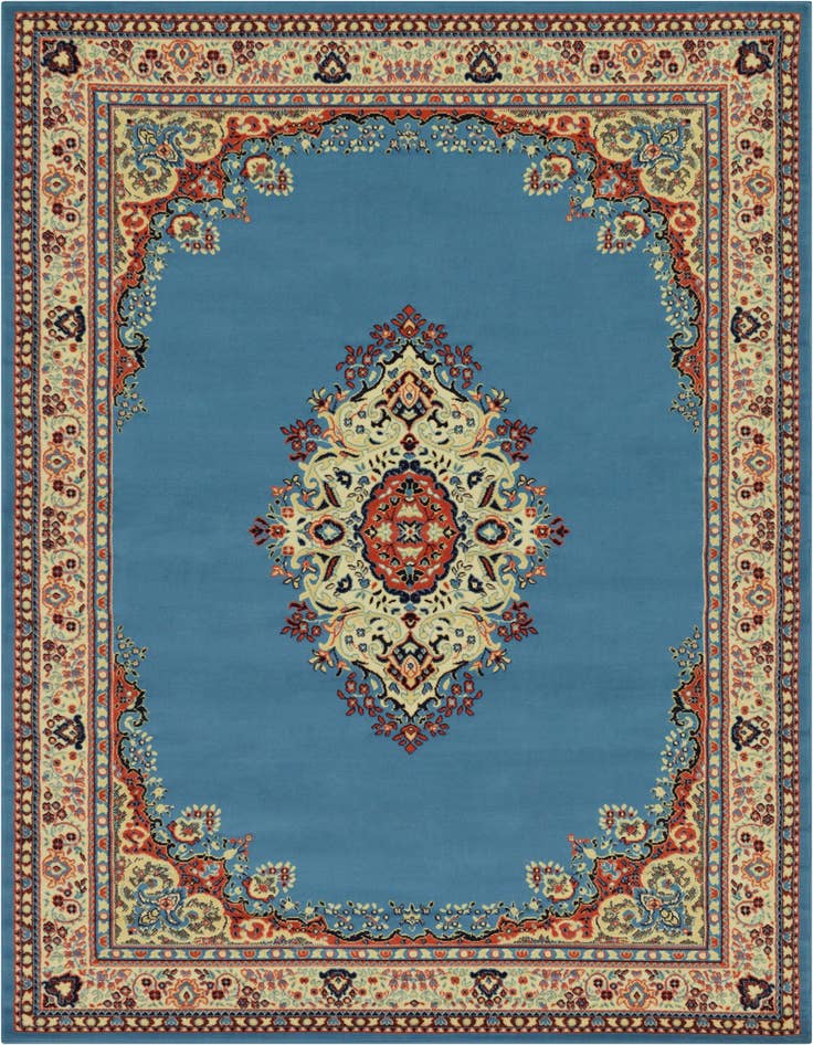 Detail image of 7' x 10' Mashad Design Rug