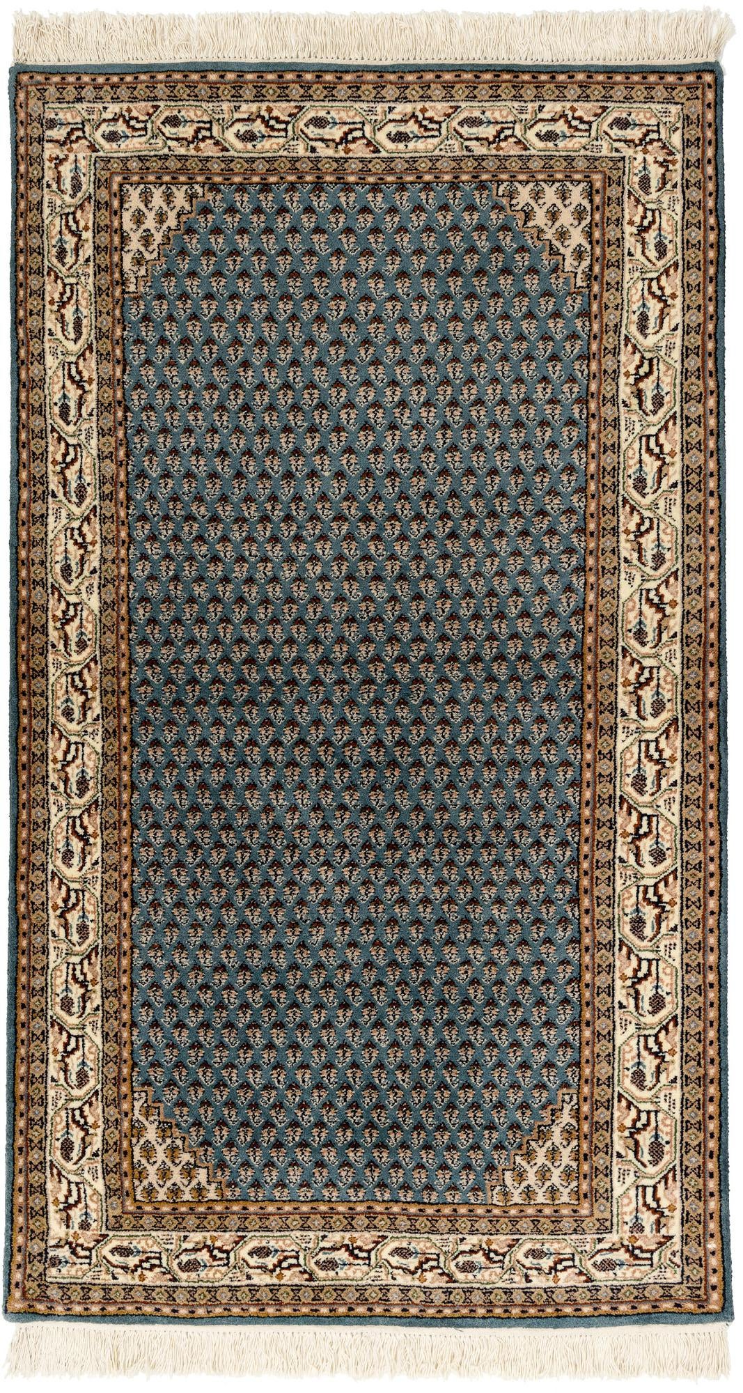 3' x 5' 3 Hand Knotted Mir Oriental Wool Rug