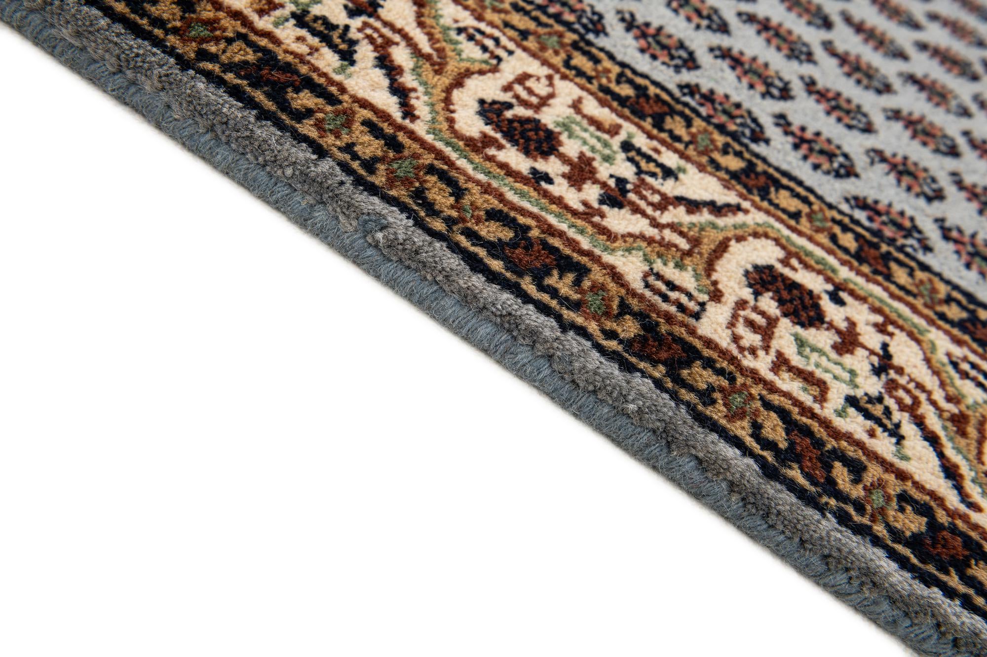 3' 1 x 5' 5 Hand Knotted Mir Wool Rug