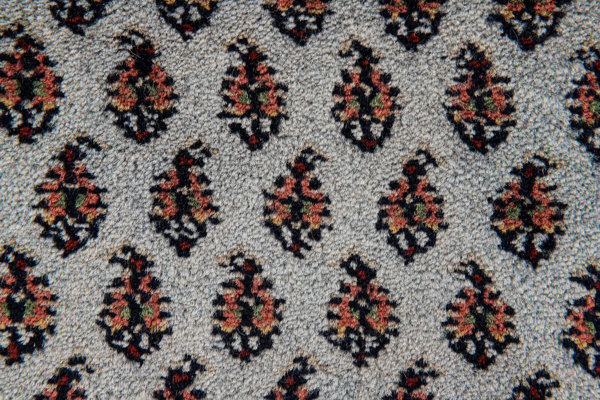 3' 1 x 5' 5 Hand Knotted Mir Wool Rug