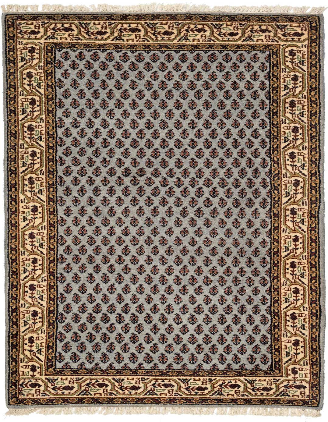 3' 1 x 5' 5 Hand Knotted Mir Wool Rug