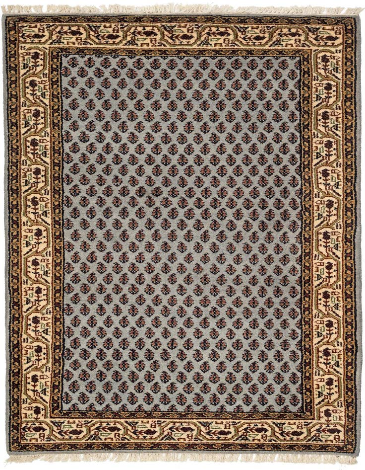 Detail image of 3' 1 x 5' 5 Hand Knotted Mir Wool Rug