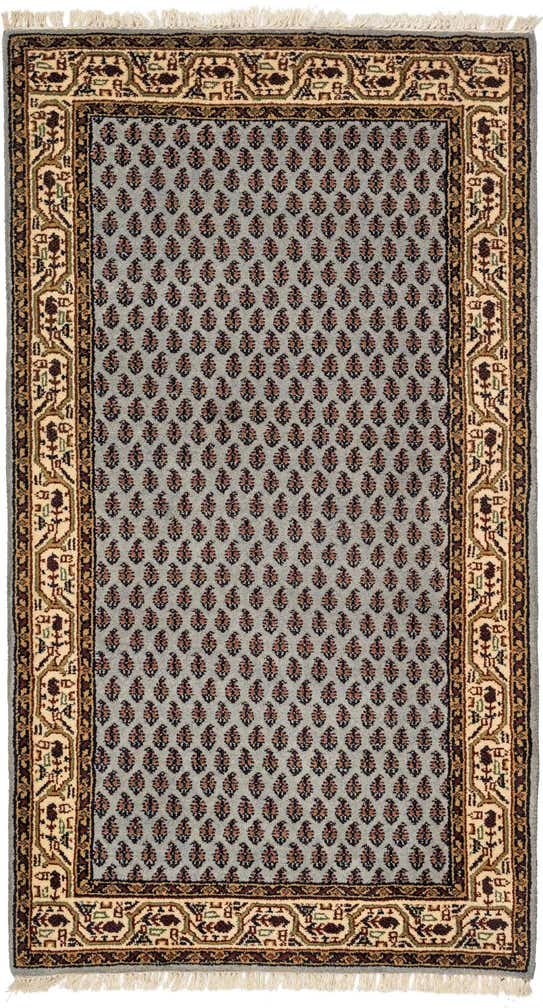 3' 1 x 5' 5 Hand Knotted Mir Wool Rug