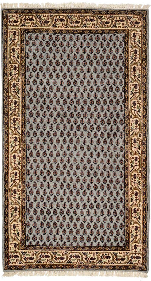 Detail image of 3' 1 x 5' 5 Hand Knotted Mir Wool Rug