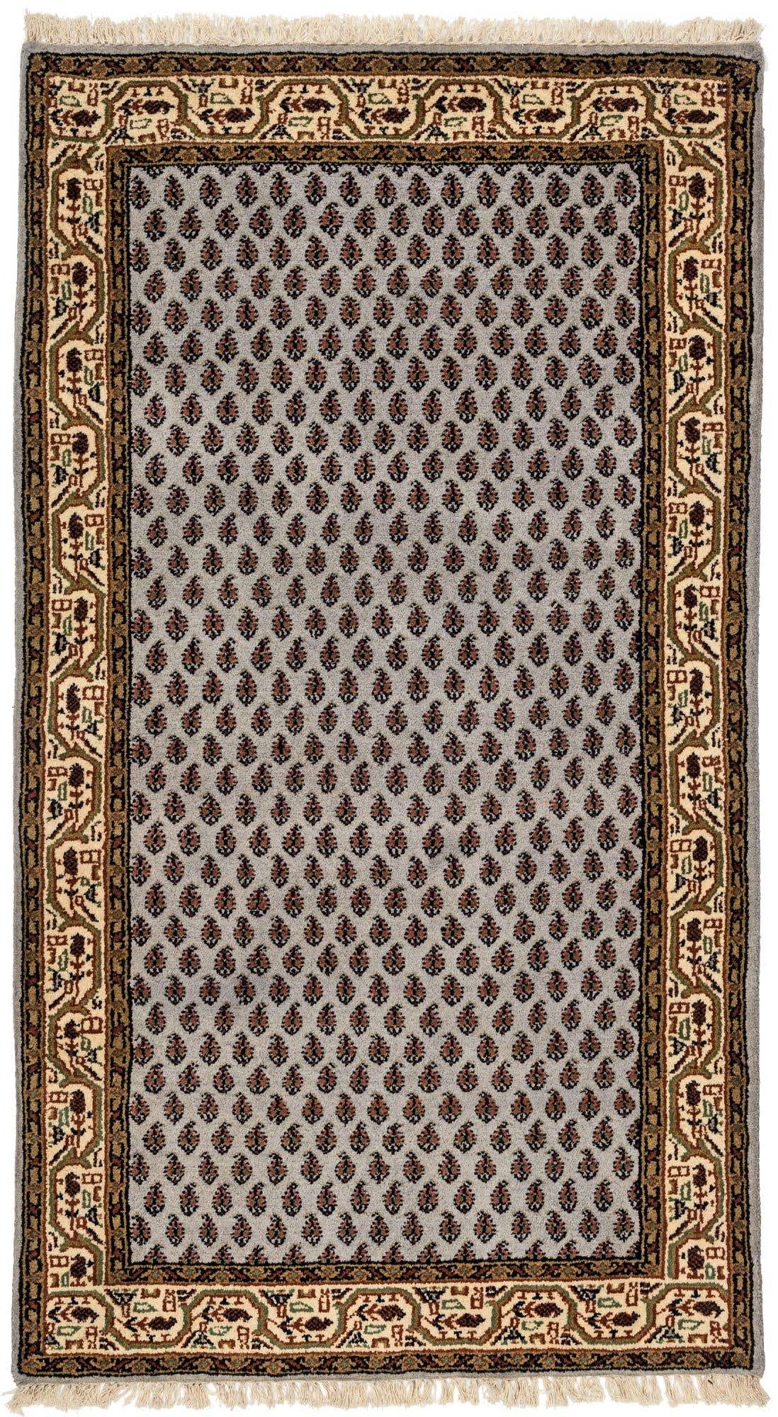 3' x 5' 4 Hand Knotted Mir Wool Rug