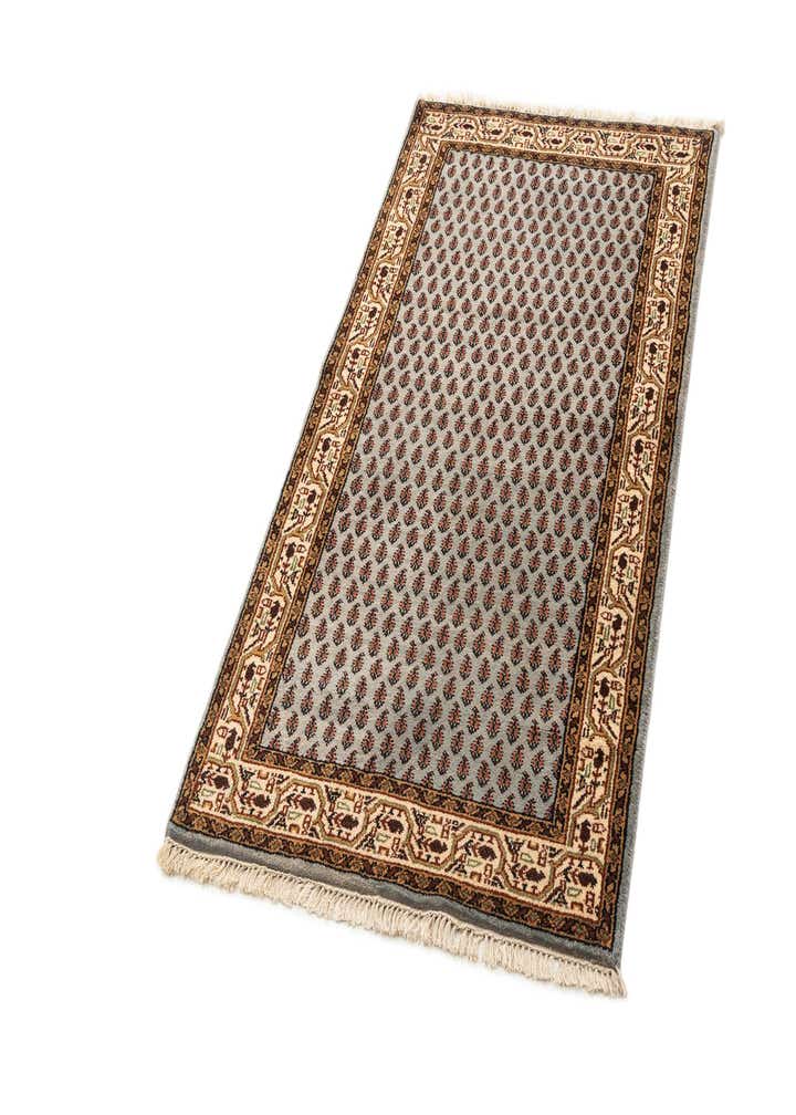 3' 1 x 5' 5 Hand Knotted Mir Wool Rug