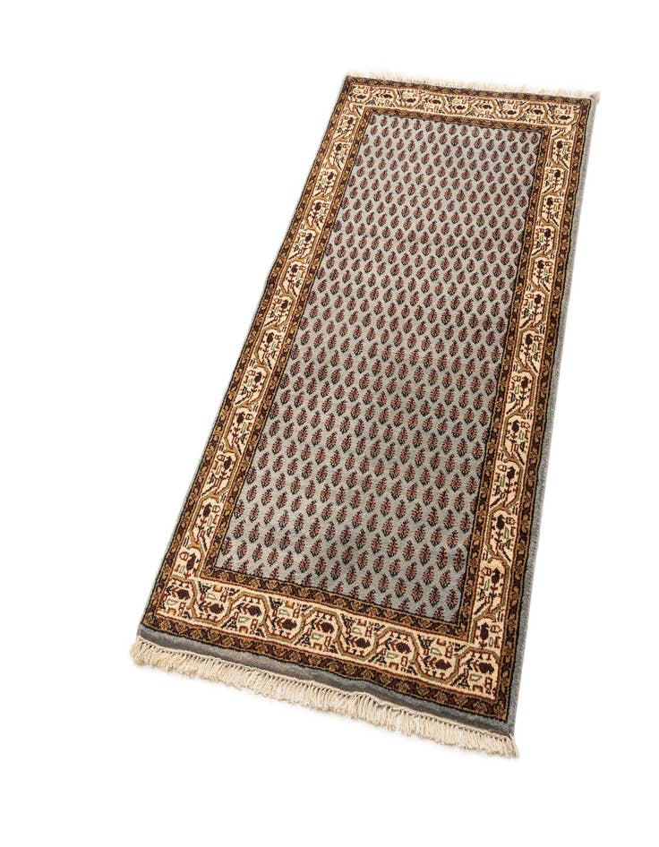Detail image of 3' 1 x 5' 5 Hand Knotted Mir Wool Rug