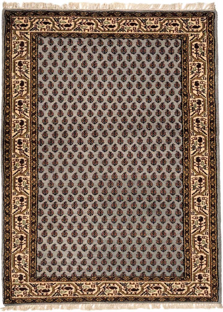 3' 1 x 5' 5 Hand Knotted Mir Wool Rug