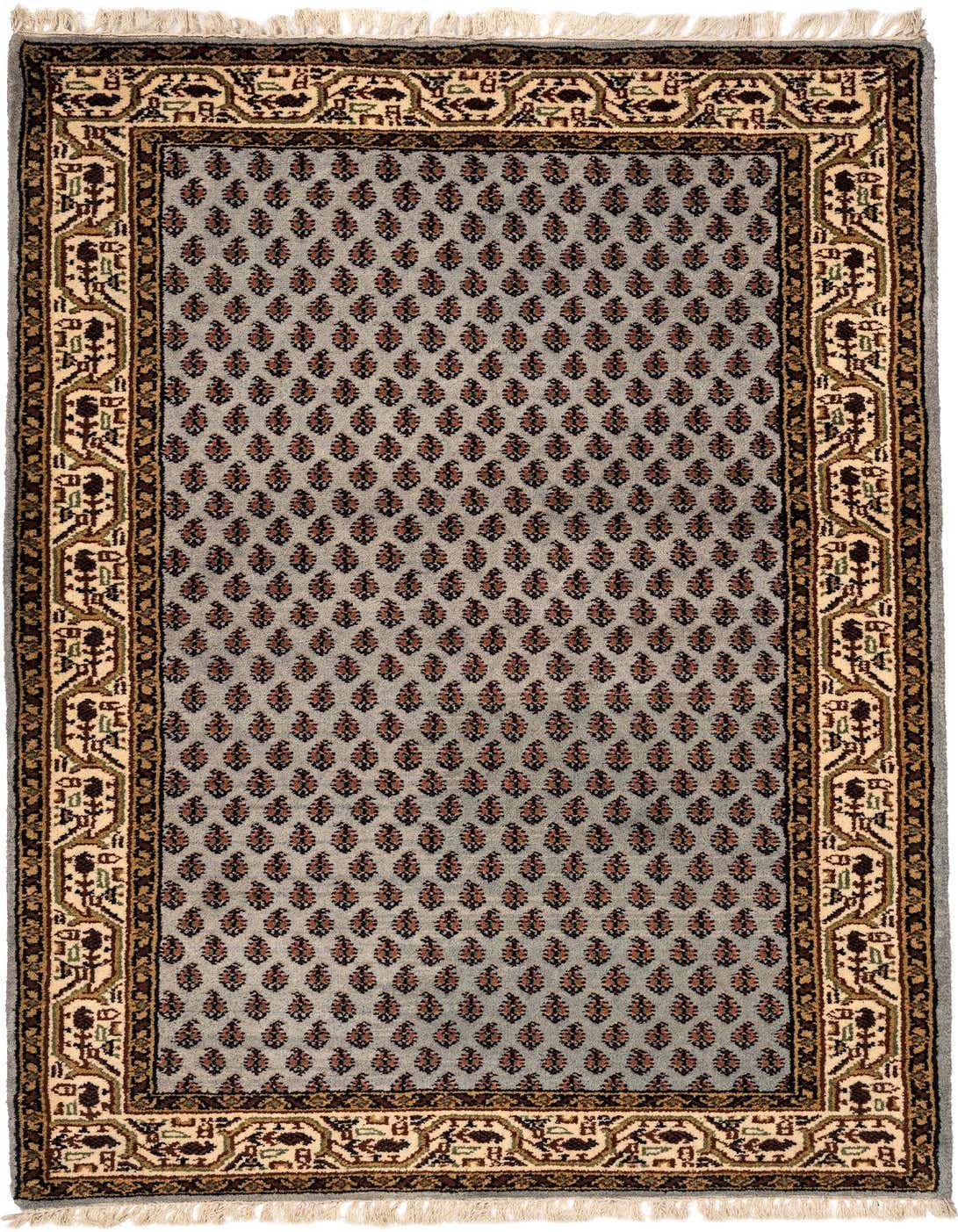 3' 1 x 5' 5 Hand Knotted Mir Wool Rug