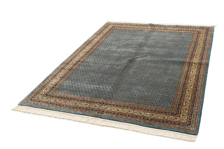 Detail image of 5' 10 x 8' Hand Knotted Mir Wool Rug