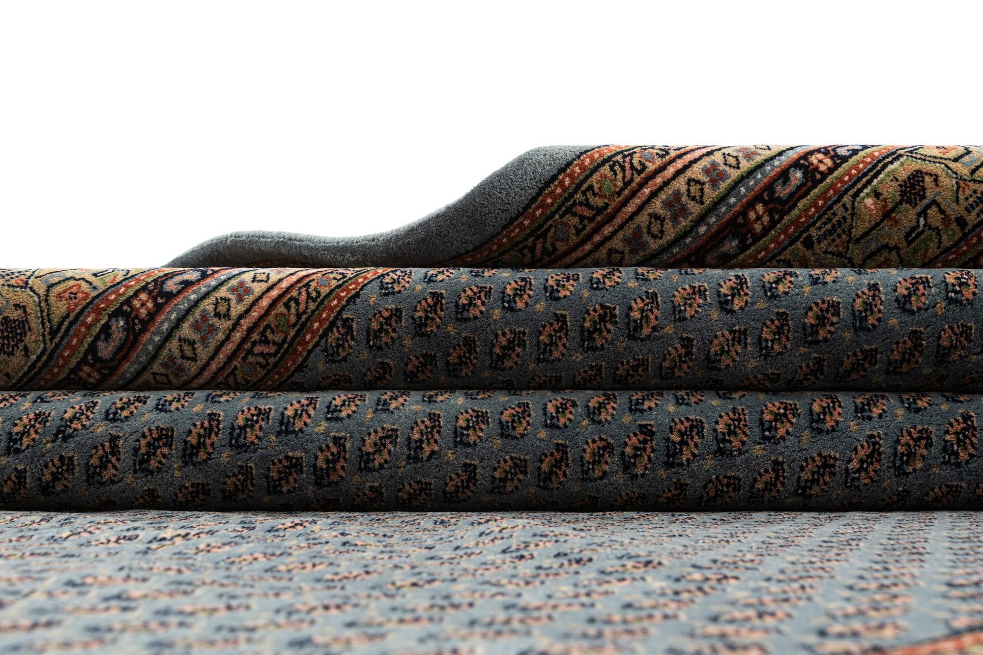 7' 4 x 9' 9 Hand Knotted Mir Wool Rug