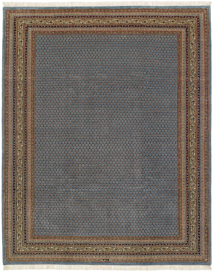 Detail image of 7' 4 x 9' 9 Hand Knotted Mir Wool Rug