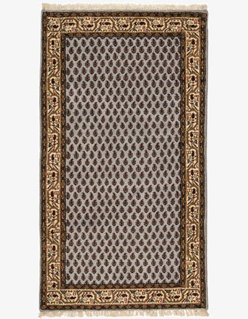 3' x 5' 4 Hand Knotted Mir Wool Rug