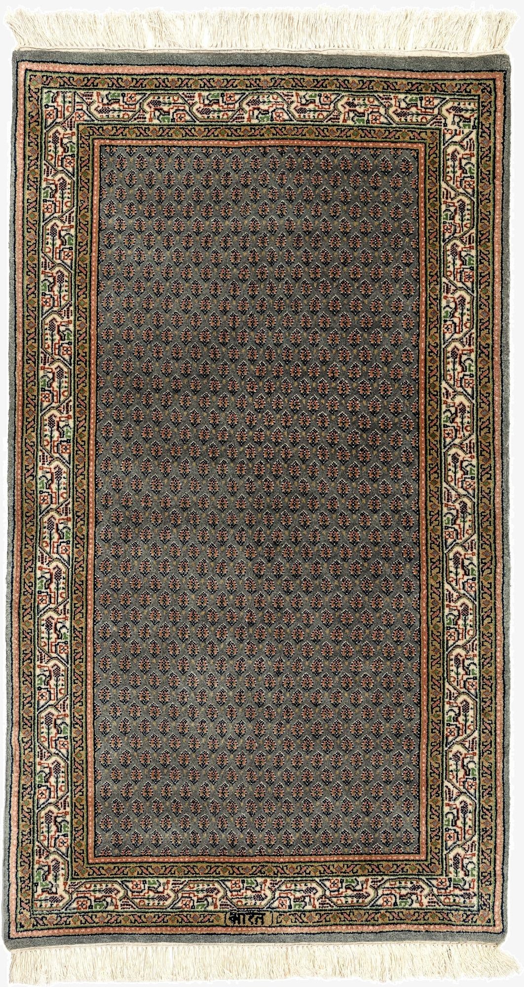 90cm x 160cm  Hand Knotted Mir Wool Rug