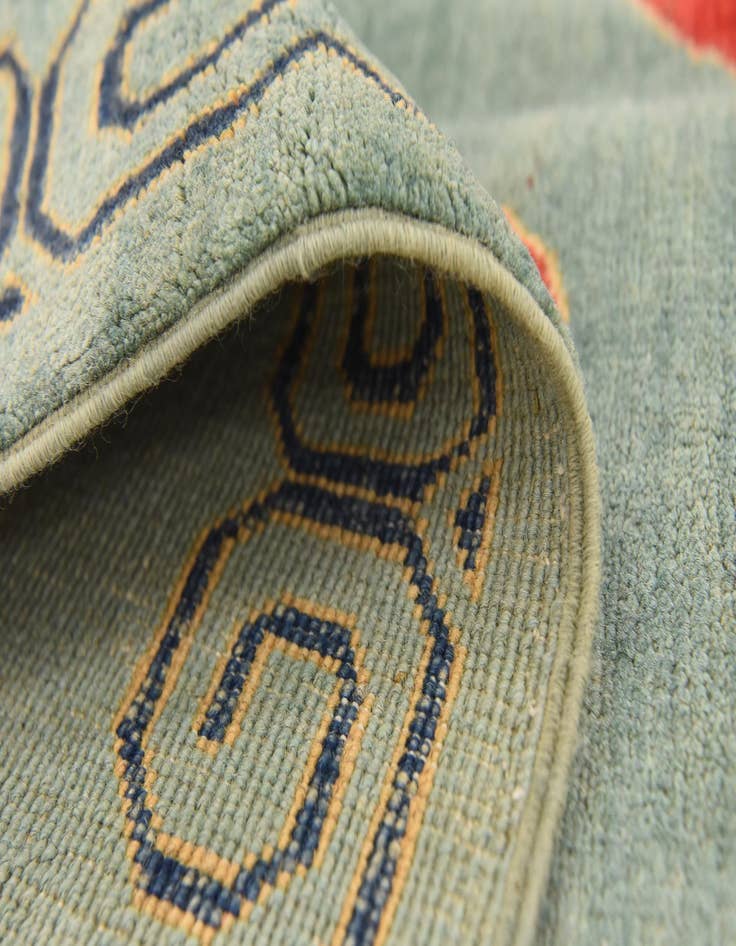 Detail image of 6' 4 x 9' 9 Hand Knotted Modern Ziegler Rug