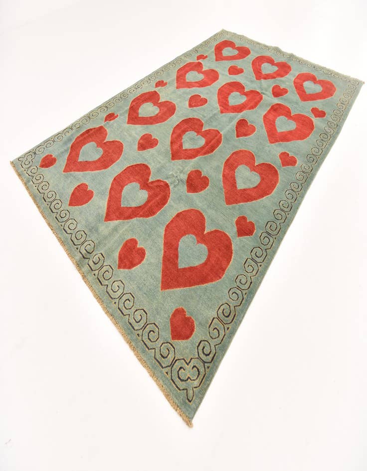 Detail image of 6' 4 x 9' 9 Hand Knotted Modern Ziegler Rug