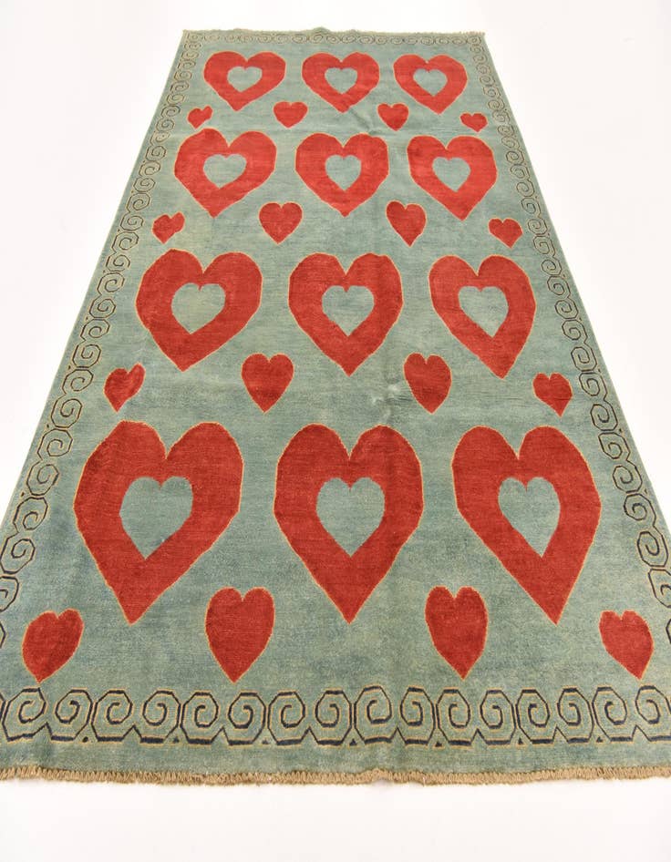 Detail image of 6' 4 x 9' 9 Hand Knotted Modern Ziegler Rug