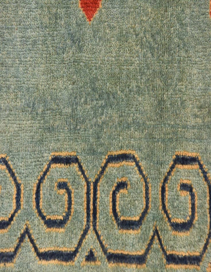 Detail image of 6' 4 x 9' 9 Hand Knotted Modern Ziegler Rug