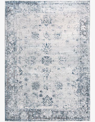 Light Blue Monte Carlo Rug
