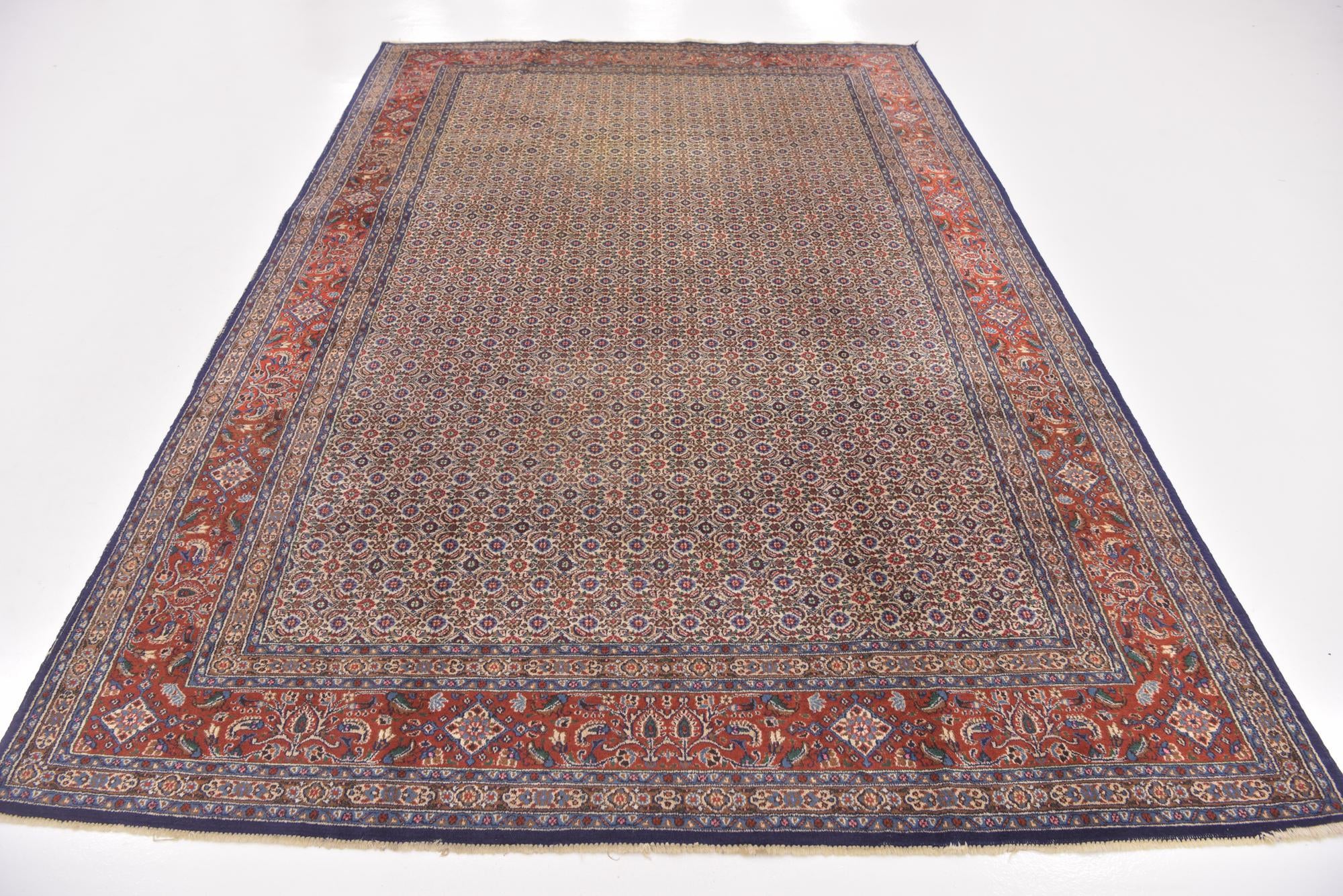 7' x 10' 5 Hand Knotted Mood Persian Wool Rug