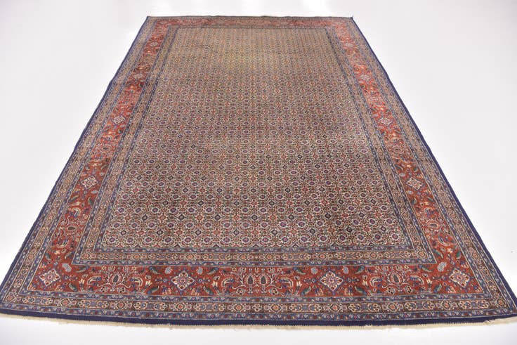 Detail image of 7' x 10' 5 Hand Knotted Mood Persian Wool Rug