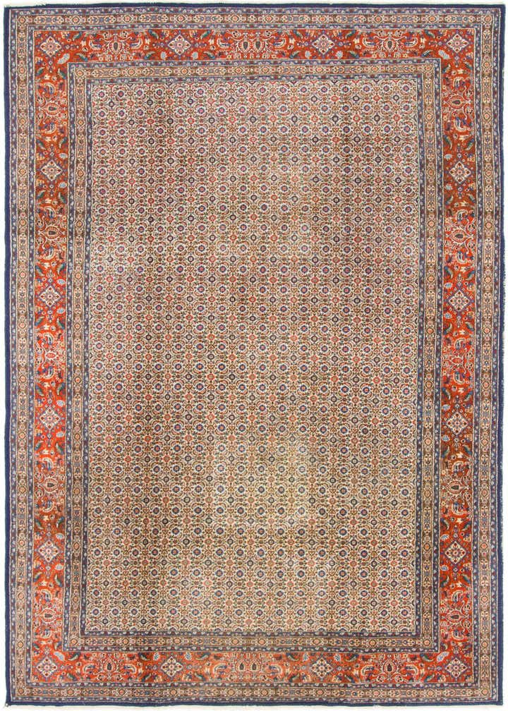 7' x 10' 5 Hand Knotted Mood Persian Wool Rug