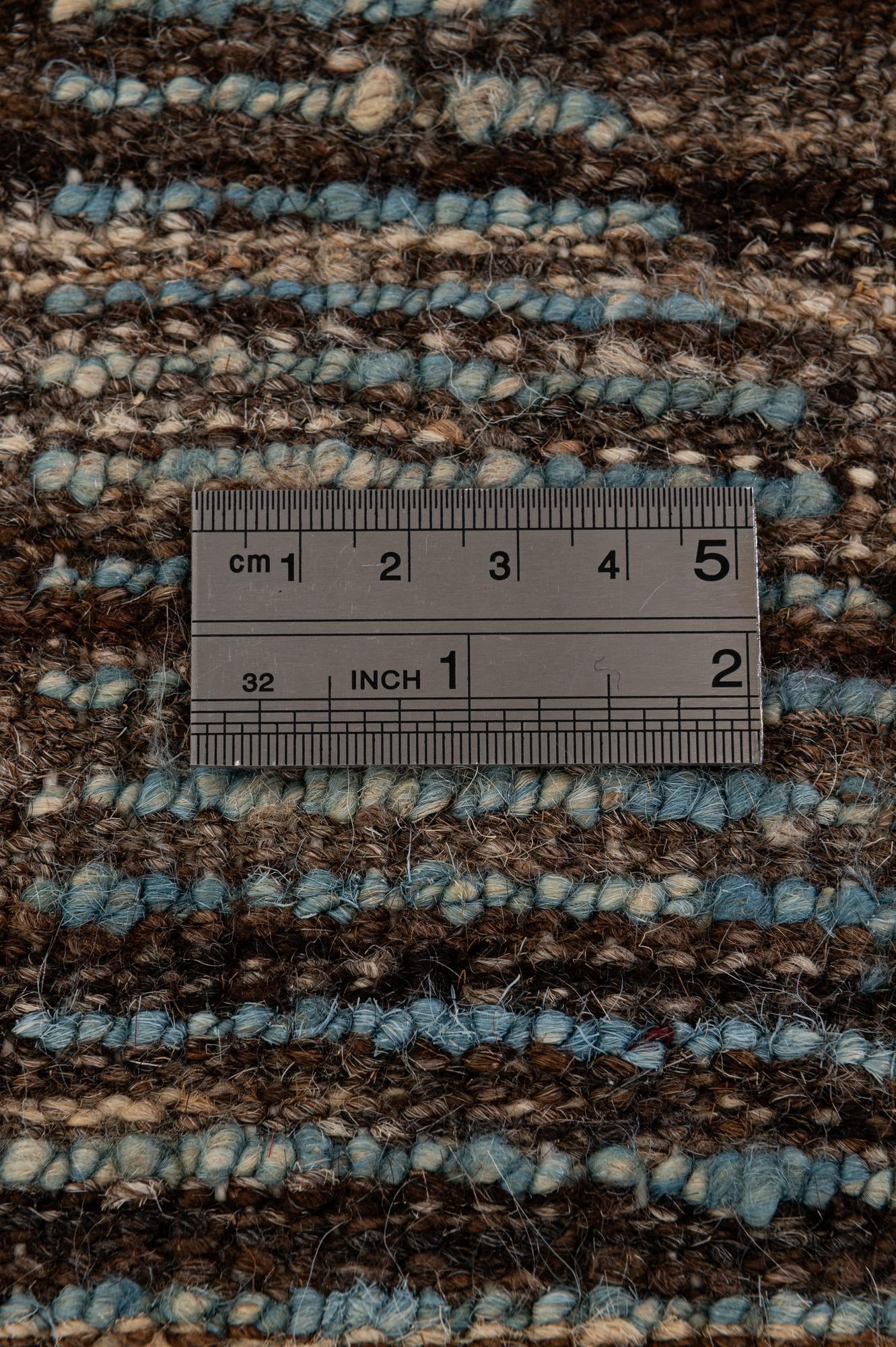 4' 2 x 6' 4 Hand Knotted Moroccan Wool Rug